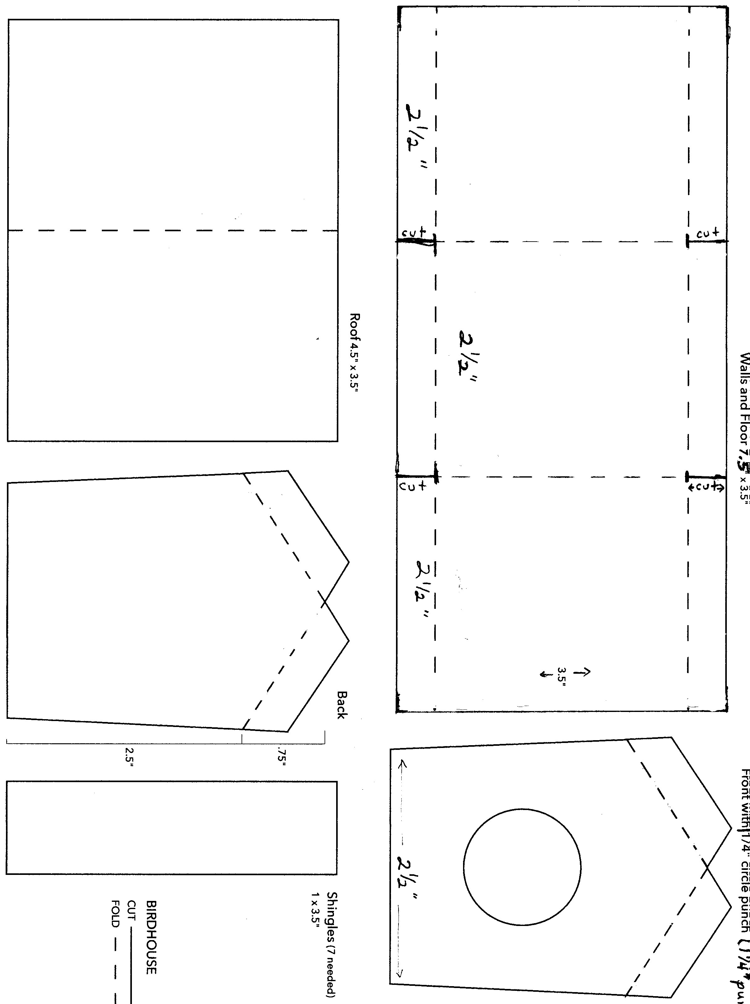 Woodworking Plans Bird Feeder Pattern Printable PDF Plans