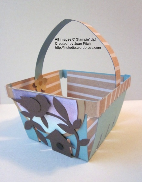 Father's Day Basket - WCC22 - Heidi's Challenge - Side Basket view - Jean Fitch