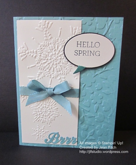 Hello Spring - Created by Jean Fitch - watermark