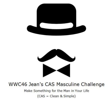 Watercooler Wednesday Challenge - WWC46 Jean's CAS Masculine Challenge