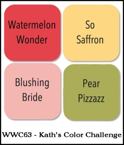 Watercooler Wednesday Challenge - WWC63 - Kath's Color Challenge